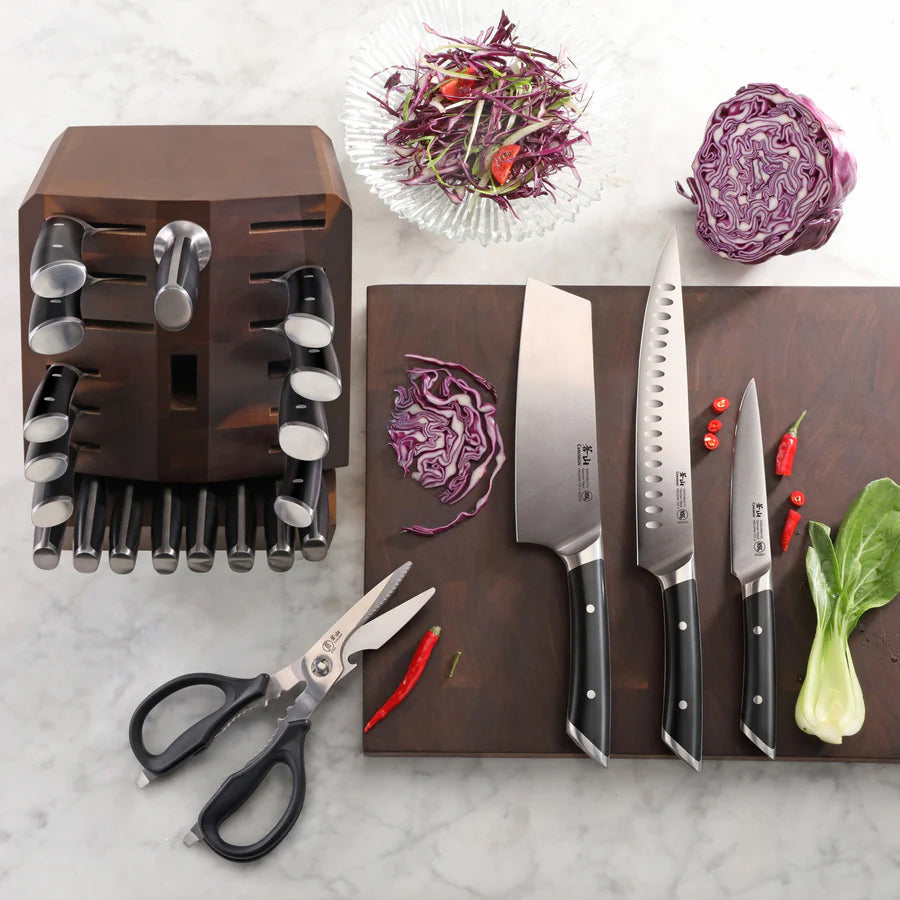 Cangshan HELENA Series German Steel Forged 23 Pc Knife Block Set