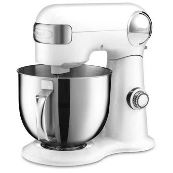 Cuisinart Precision Master 5.5 Quart Stand Mixer White Linen