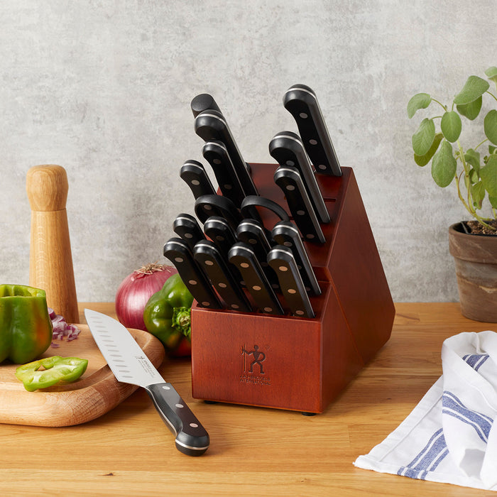 Henckels Solution 18 pc Knife Block Set 