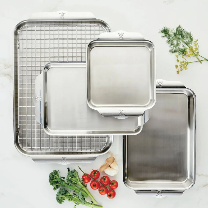 Hestan OvenBond Tri-ply Clad Stainless Steel 5 Piece Set