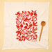 Kei & Molly Flour Sack Dish Towel Pomegranates