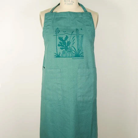 Kei & Molly Stonewashed Apron Cacti 