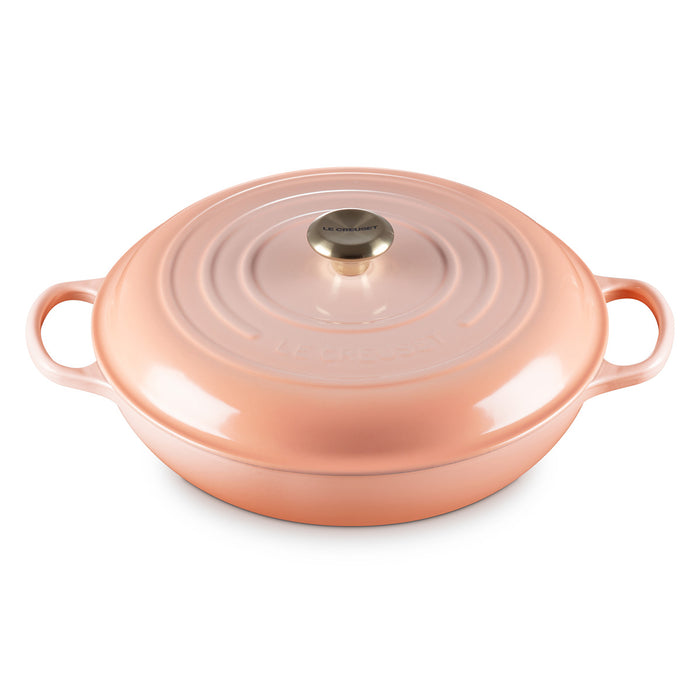 Le Creuset Enameled Cast Iron Signature 5 Quart Braiser in Peche