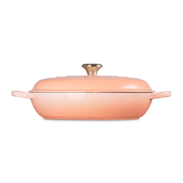 Le Creuset Enameled Cast Iron Signature 5 Quart Braiser in Peche