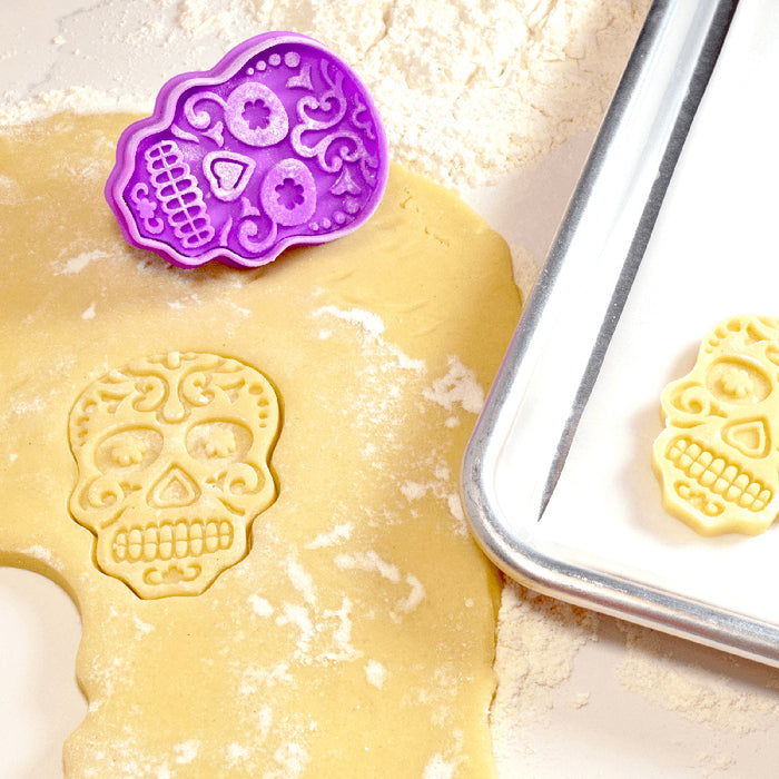 R&M 3" Day Of The Dead Sugar Skull Stamper