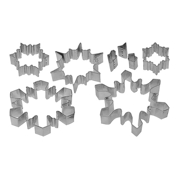 R&M Snowflake 8 Piece Cookie Cutter Set