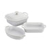 Staub Ceramic 4 Pc Mixed Baking Dish Set in White