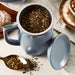 Tea Forte Fiore Steeping Cup with Infuser Stone Blue 