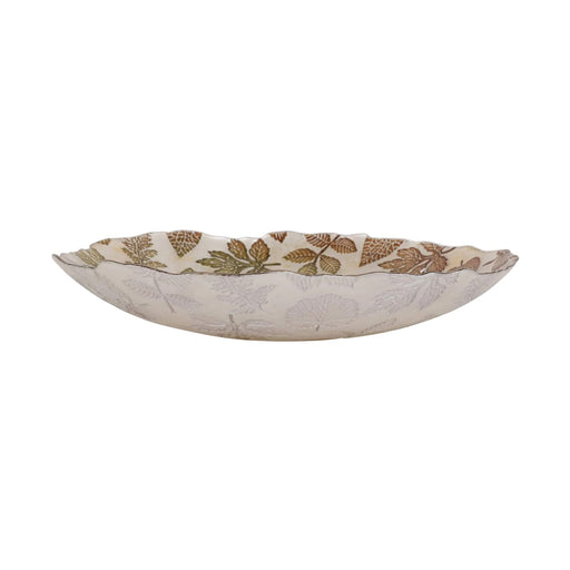 Vietri Autunno Glass Medium Serving Bowl