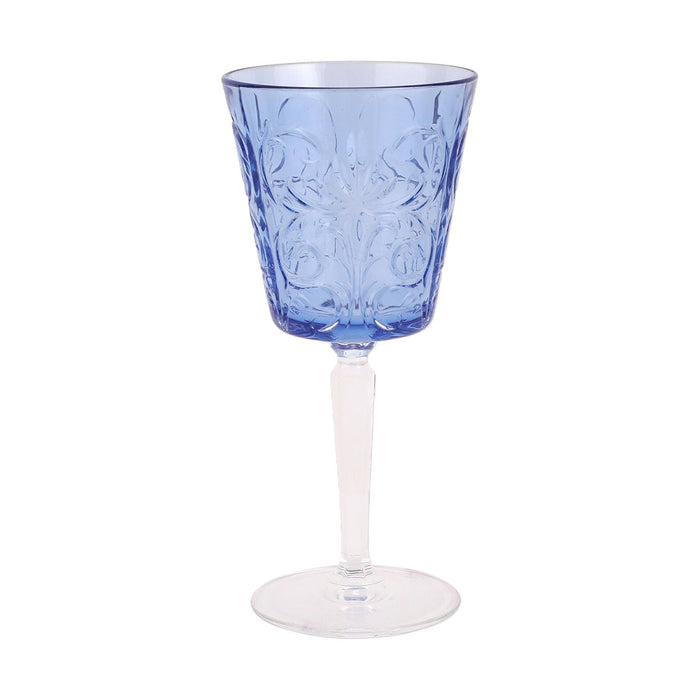 Vietri Barocco Cobalt Wine Glass