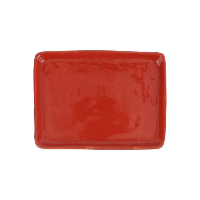 Vietri Cucina Fresca Rectangular Tray  in Paprika