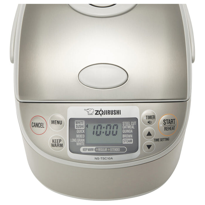 Zojirushi Micom Rice Cooker & Warmer, 3 Cup (Uncooked), Stainless