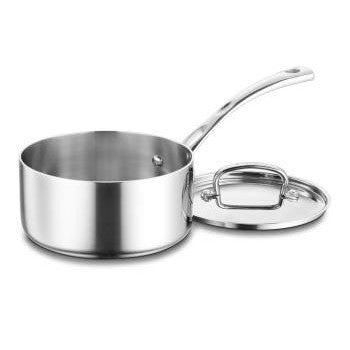 1 Qt. Stainless Saucepan with Cover, Cuisinart