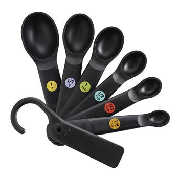 OXO Good Grips 6 Pc. Plastic Measuring Cups - Snaps - Black
