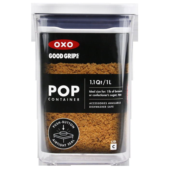 OXO Good Grips POP Container, Small Square Short 1.1 qt.