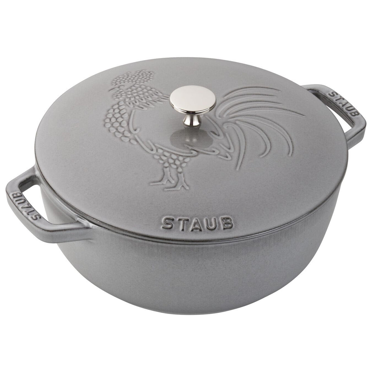  Staub Cast Iron 1.5-qt Petite French Oven - Matte Black, Made  in France: Home & Kitchen